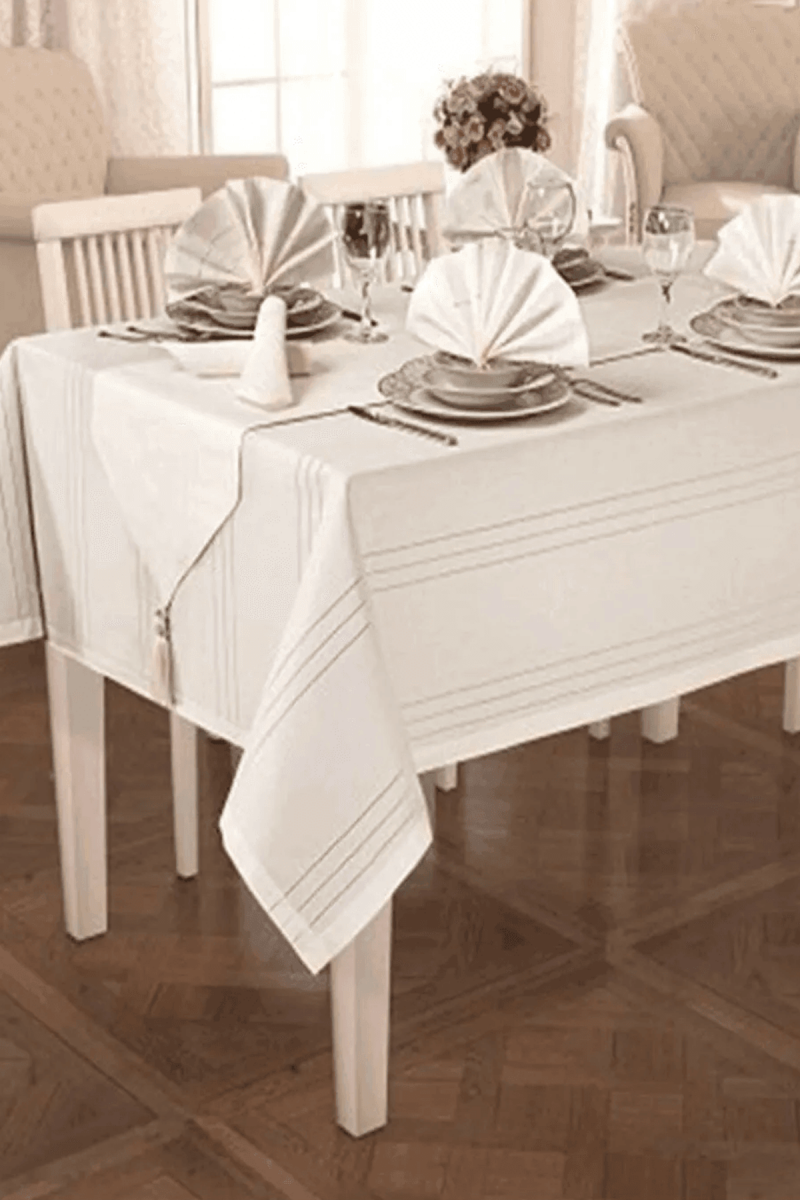 Ester Yemek Seti Krem 26 Parça krremcollberr Ester Yemek Seti Krem 26 Parça krremcollberr